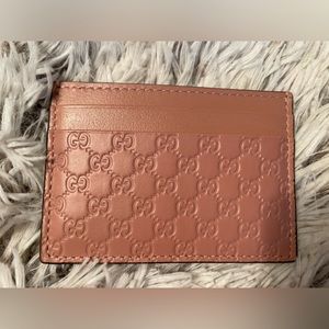 NWOT Gucci Micro Guccisima Card Case